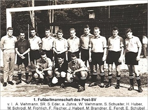 Seniorensport 1. Fußballmannschaft des Post-SV